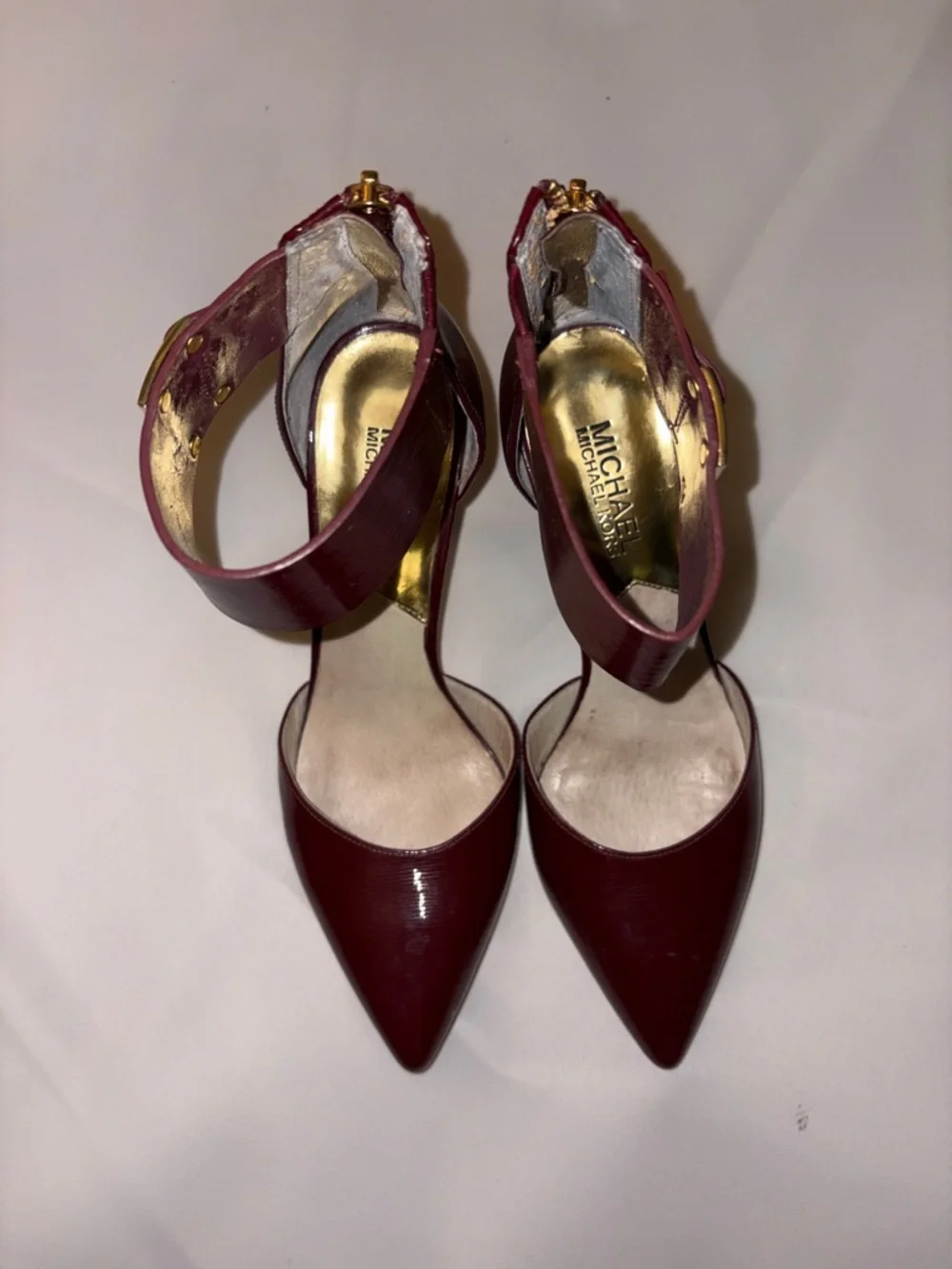 Michael Kors‎ Women's Guiliana Mid Ankle Strap Pumps Size 7